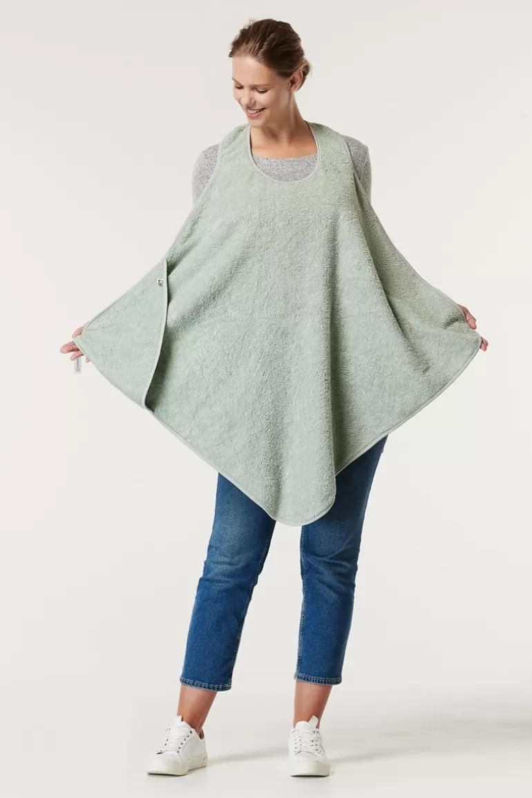 Noppies Badcapes & Wikkeldoeken | Thuis<Badcape Wearable Hooded Towel 110cm - Puritan Gray