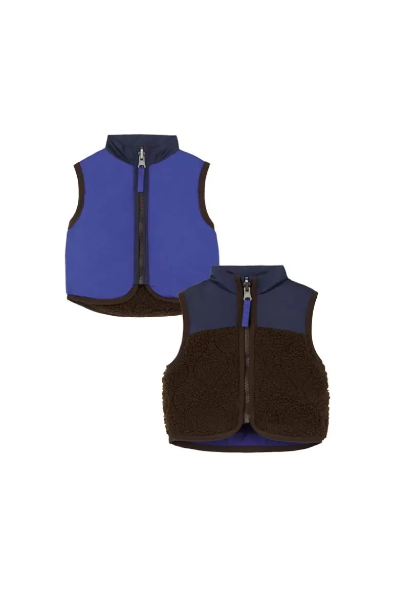 Noppies Jassen<Bodywarmer Galve - Reversible - Brown Patina