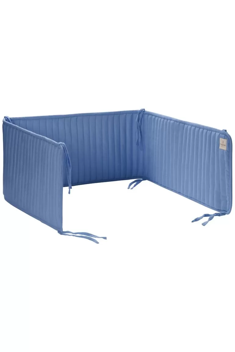 Noppies Boxbumpers | Thuis<Boxbumper Quilted Bed Bumper Cot - Colony Blue