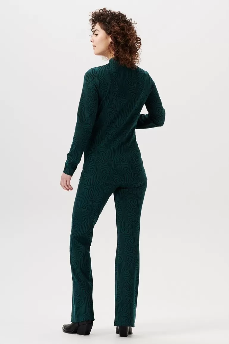 Noppies Flared | Broeken<Casual Broek Flared Dale - Deep Teal