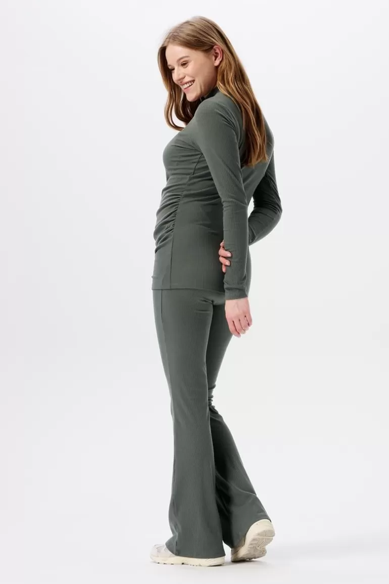 Noppies Flared | Broeken<Casual Broek Flared Heja - Olive