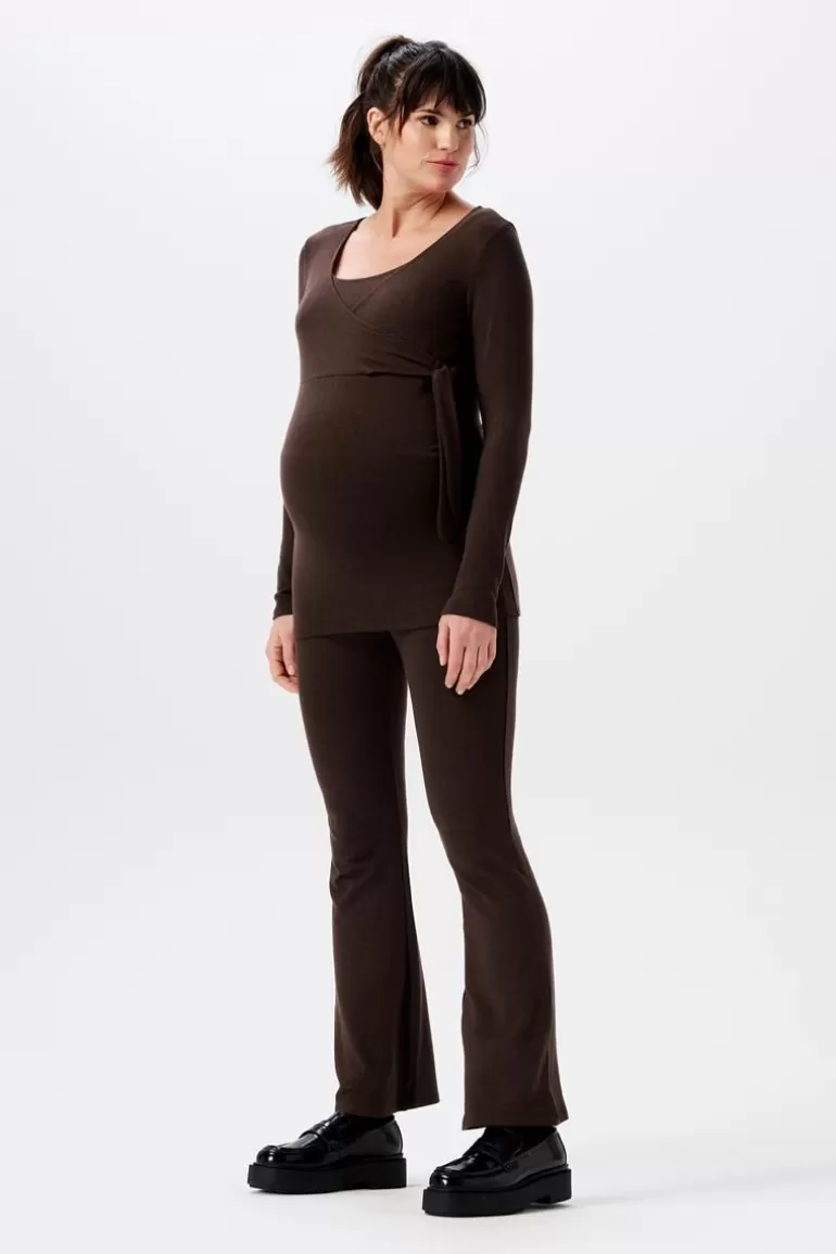 Noppies Flared | Broeken<Casual Broek Flared Luci - Coffee Bean