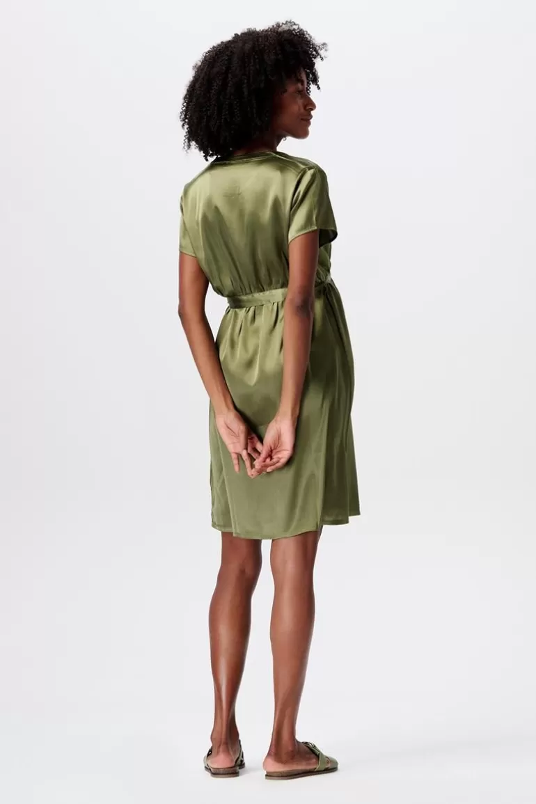 Noppies Jurken | Jurken<Jurk Met Voedingsfunctie - Olive Green