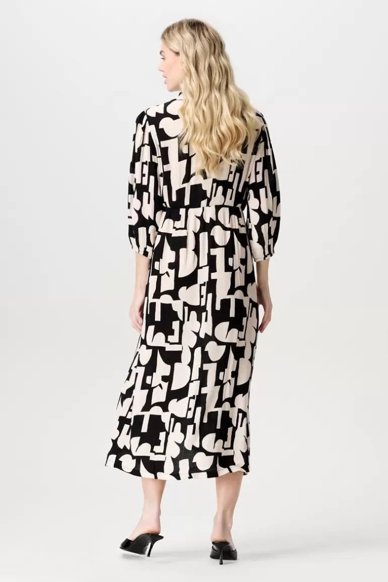 Noppies Jurken | Jurken<Jurk Met Voedingsfunctie Lieksa - Monochrome All Over Print