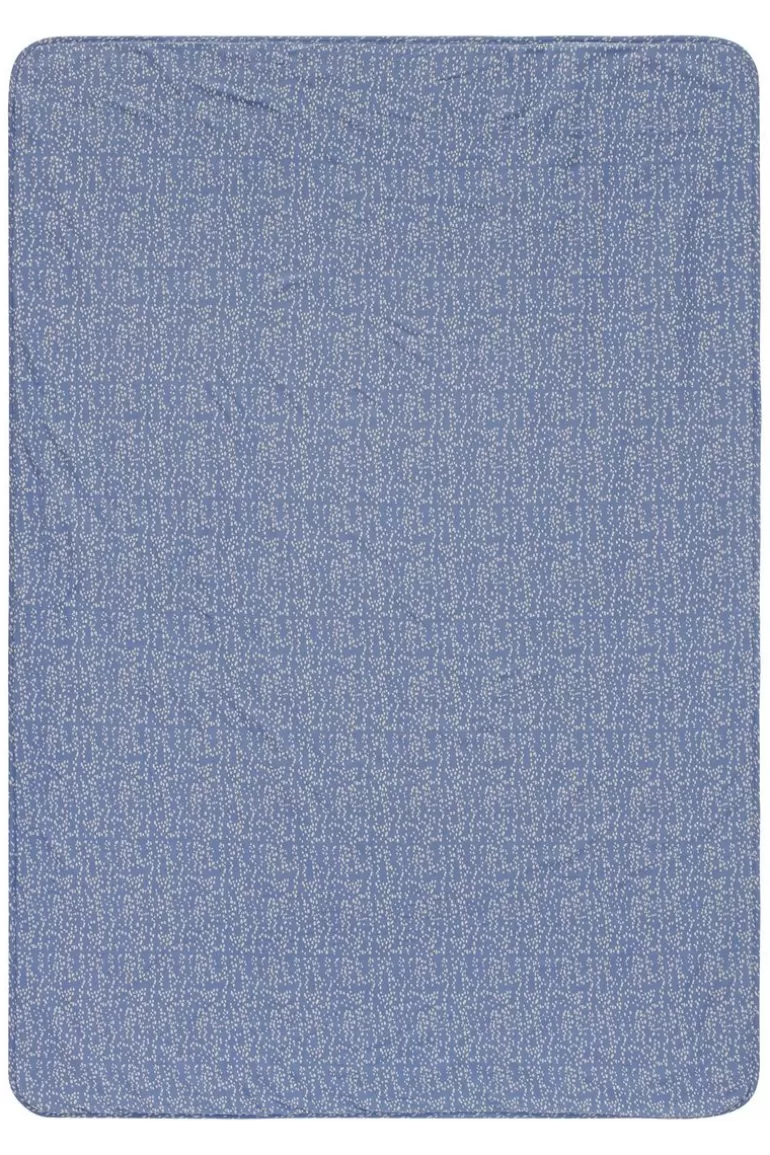 Noppies Lakens | Babykamer<Ledikant Laken Teddy Fancy Dot Cot Blanket - Colony Blue