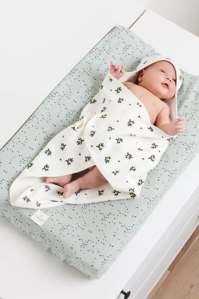 Noppies Badcapes & Wikkeldoeken | Thuis<Newborn Omslaghanddoek Blooming Clover 72x92 Cm - Beetle