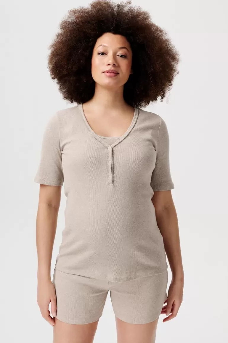 Noppies Ondergoed | Nachtkleding & Loungewear<Pyjamashort Jada - Taupe Melange