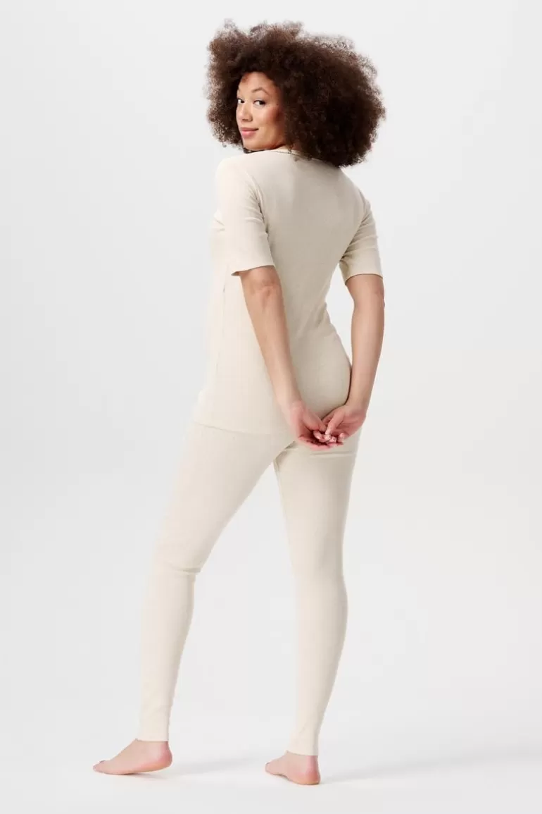 Noppies Nachtkleding & Loungewear | Ondergoed<Pyjamatop Met Voedingsfunctie Renate - Oatmeal