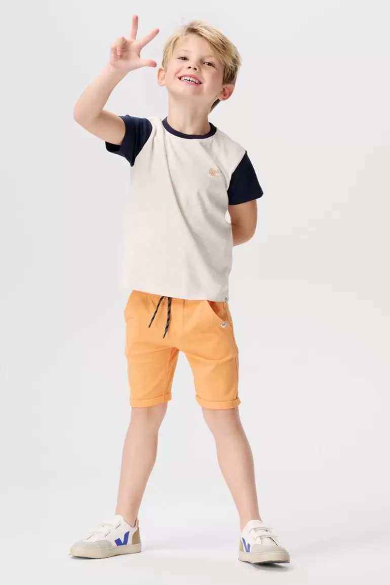 Noppies Korte Broeken | Broeken<Shorts Dermott - Tangerine