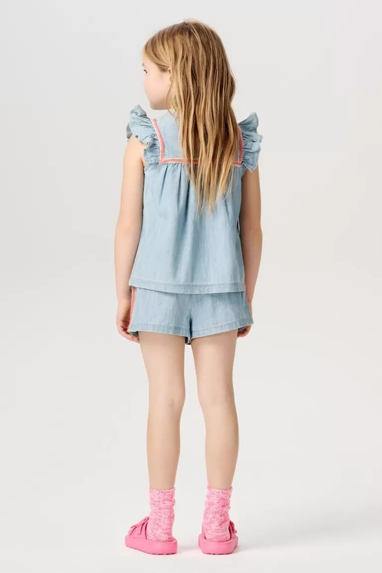 Noppies Korte Broeken | Broeken<Shorts Eleison - Light Blue Wash