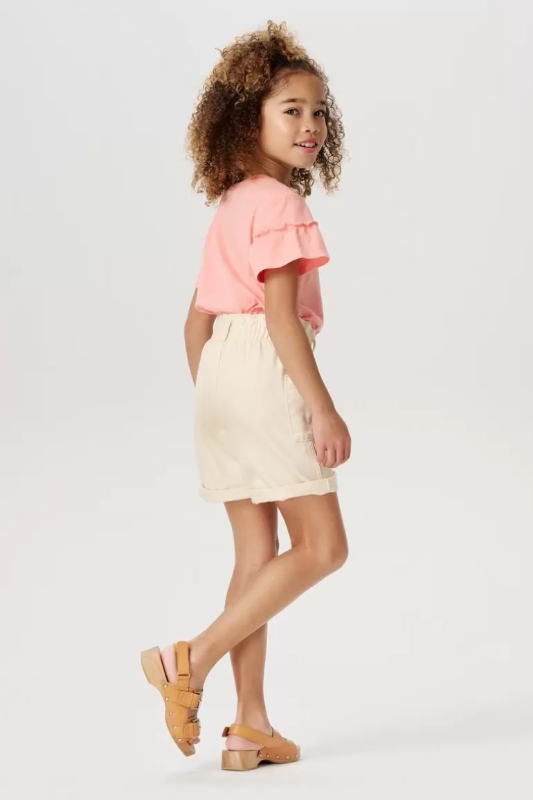 Noppies Korte Broeken | Broeken<Shorts Erda - Whisper White