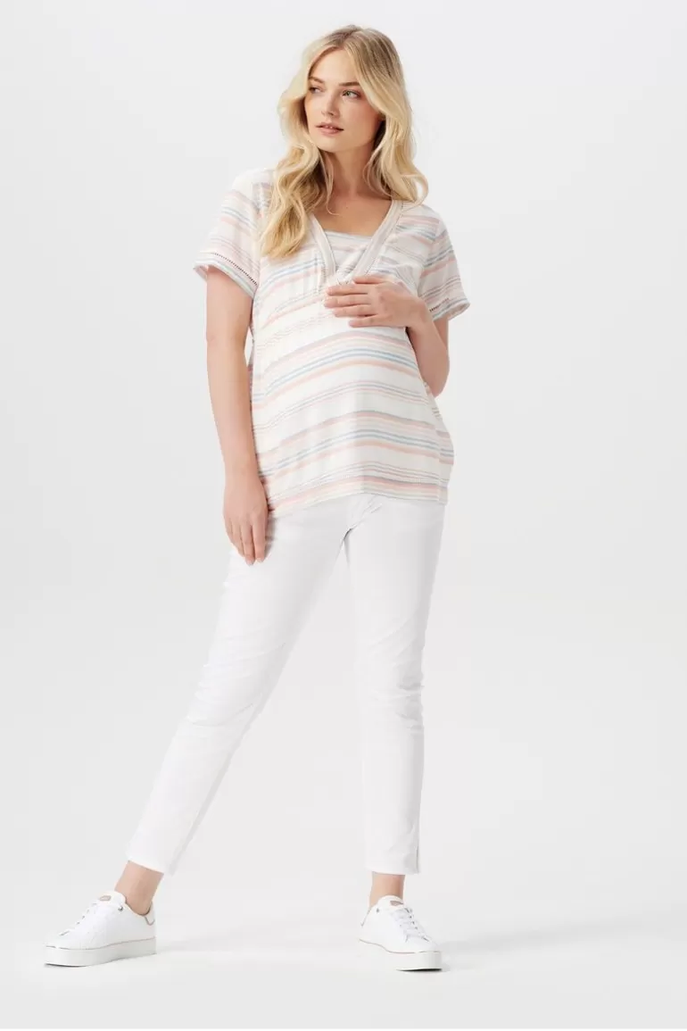 Noppies Broeken<Slim Broek - Bright White