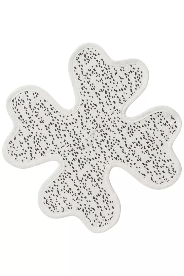 Noppies Slabbetjes & Doekjes | Thuis<Speendoekje Fancy Dot Clover Ø27 Cm - Forged Iron