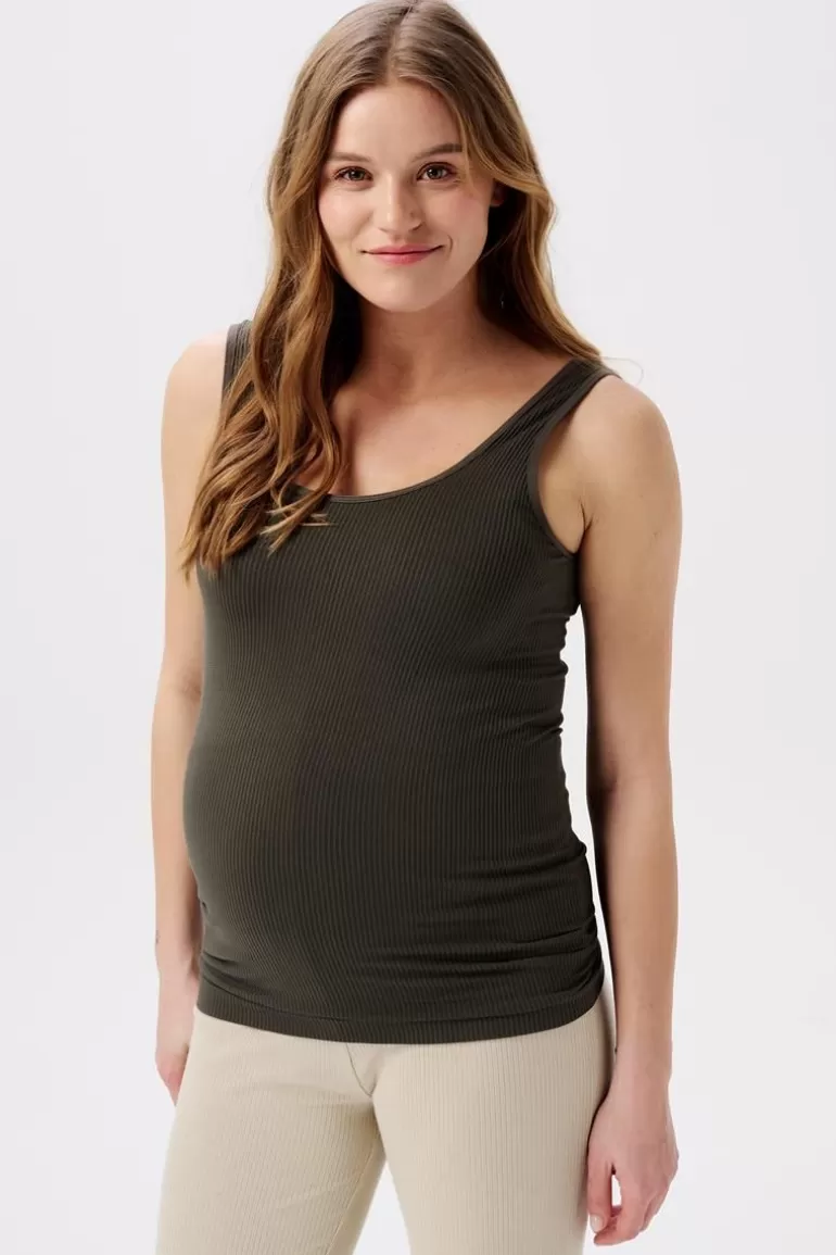 Noppies Tops<Tanktop Rib Sama - Olive