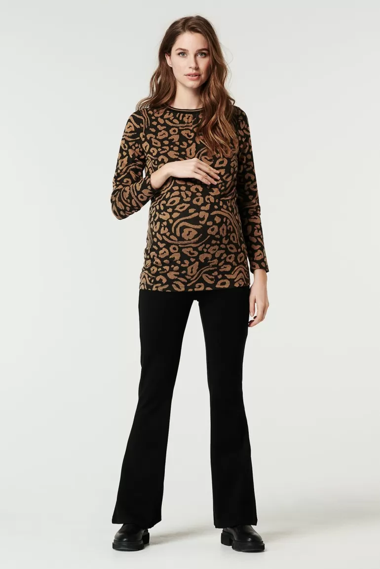 Noppies Truien & Sweaters<Trui Leopard - Toasted Coconut