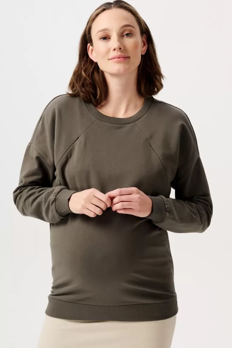 Noppies Truien & Sweaters | Truien & Sweaters<Trui Met Voedingsfunctie Lesy - Olive