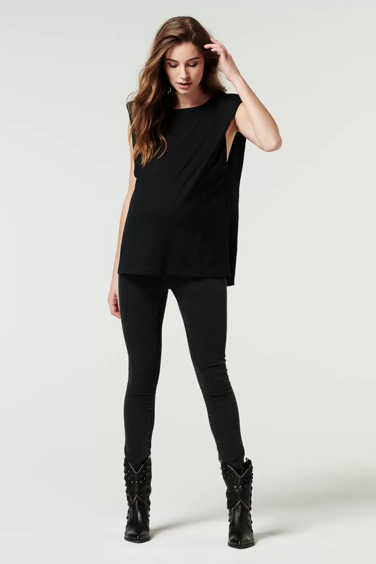 Noppies T-Shirts<T-shirt Shoulderpads - Black