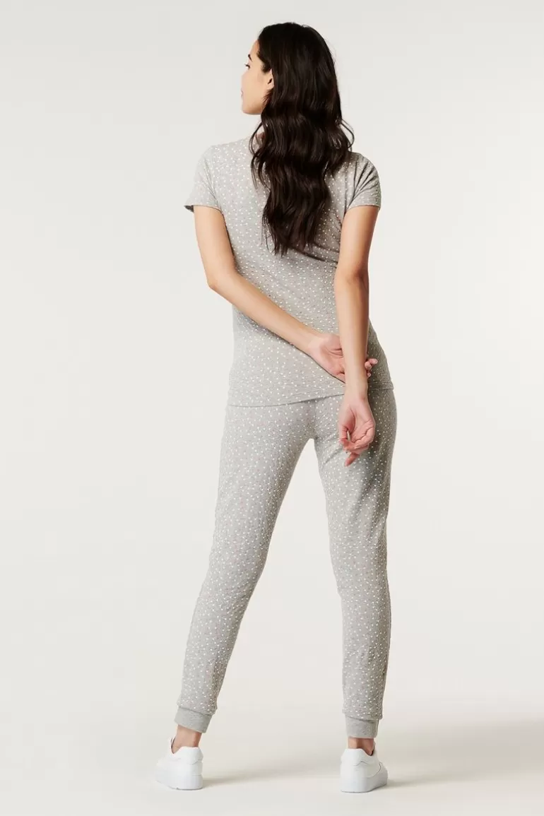 Noppies Nachtkleding & Loungewear | Ondergoed<Voedingspyjama - Light Grey melange