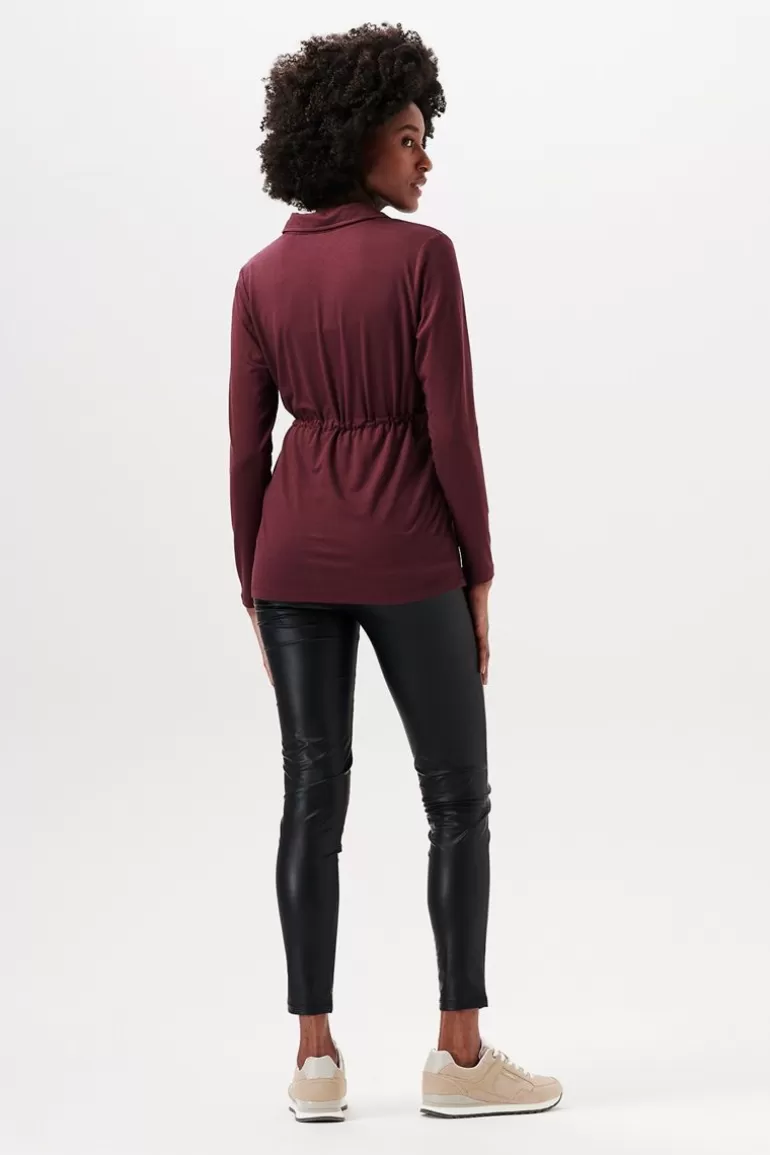 Noppies Shirts | Shirts<Voedingsshirt - Plum Brown