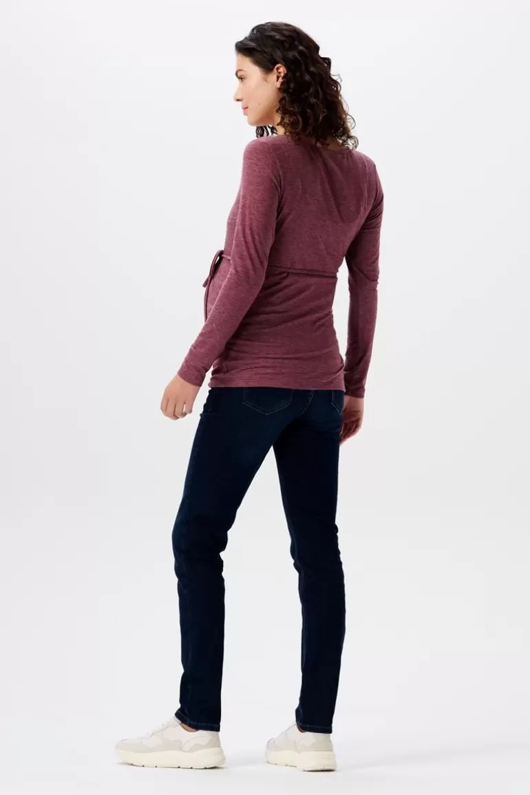 Noppies Shirts | Shirts<Voedingsshirt - Plum red