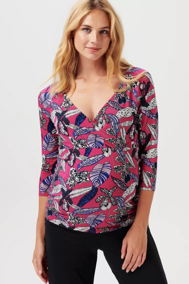 Noppies Shirts | Shirts<Voedingsshirt Aveiro - Fuchsia Red