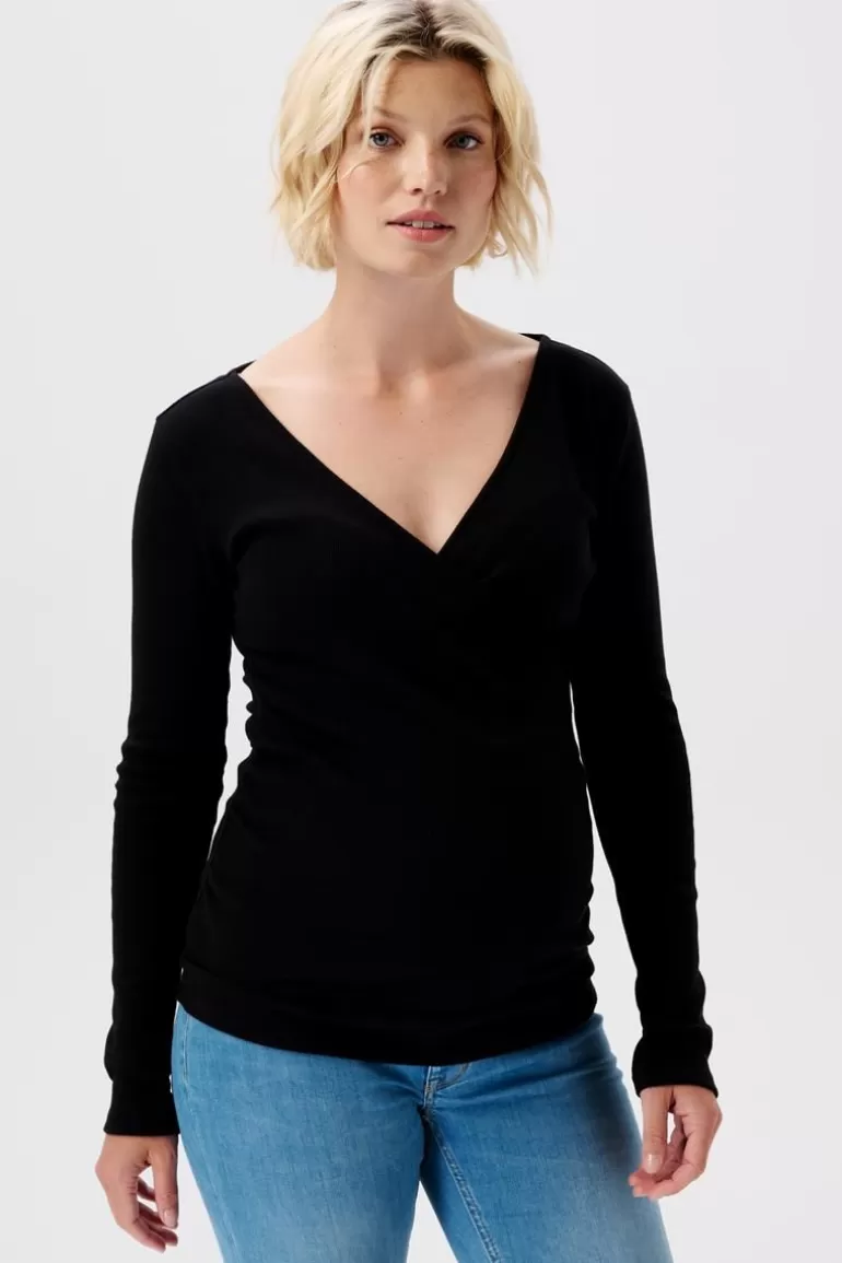 Noppies Shirts | Shirts<Voedingsshirt Sara - Black