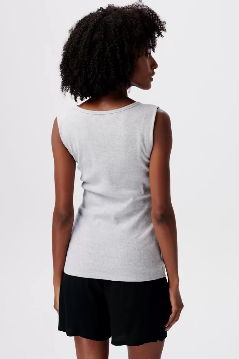 Noppies Tops | Tops<Voedingstop - Light Grey melange